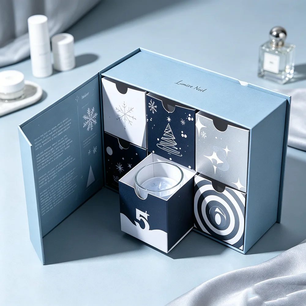 Karton Weihnachten Adventskalender Box