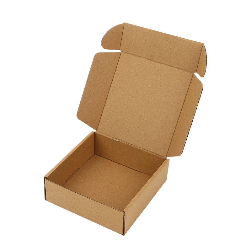 Kraft Papier Versandkarton Self Erecting Rectangle Verpackung
