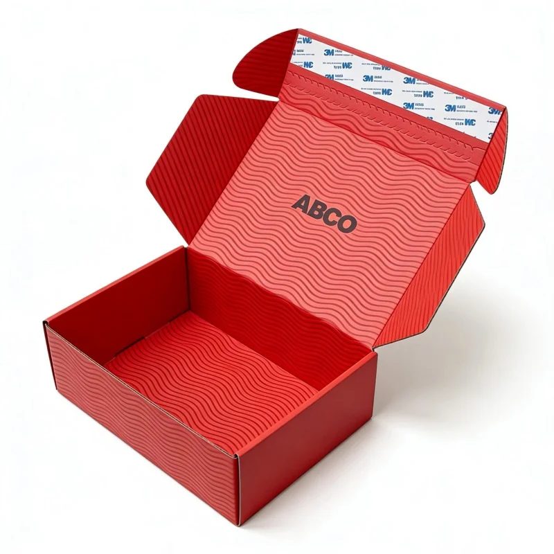 Colorful Pliable Petit Batch Personnalisé Size Boîte en Étui Ondulé