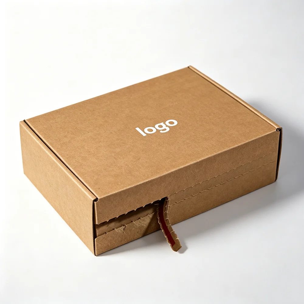 Custom Logo Kraft Corrugated Mailer Box