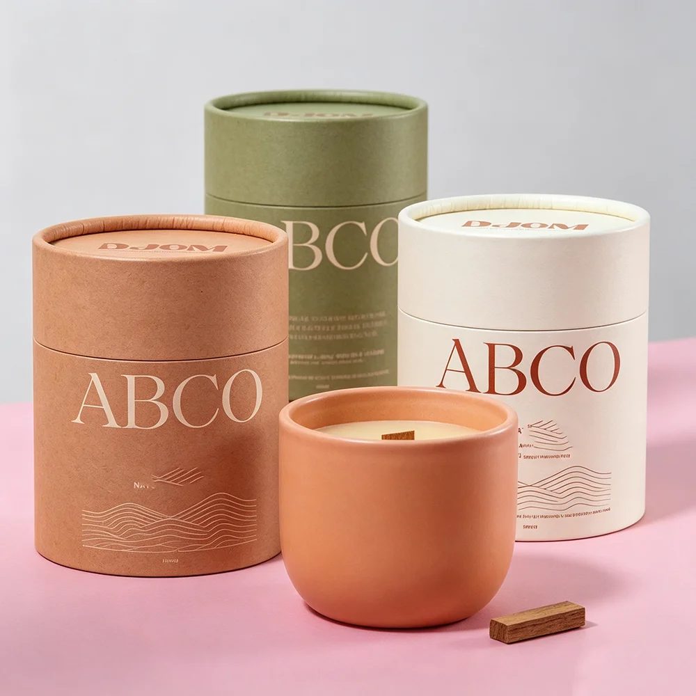 Luxus Cylinder Geschenkbox For Kosmetik Hautpflege Verpackung