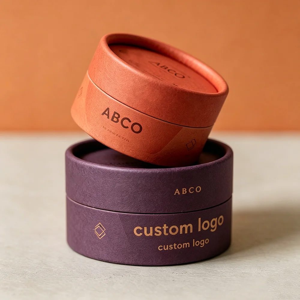 Kraft Papier Handmade Cylindrical Tube