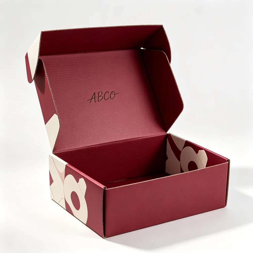 Corrugated Mailer Boxes 2mm Thick Magnetverschluss Reusable Square Clothing
