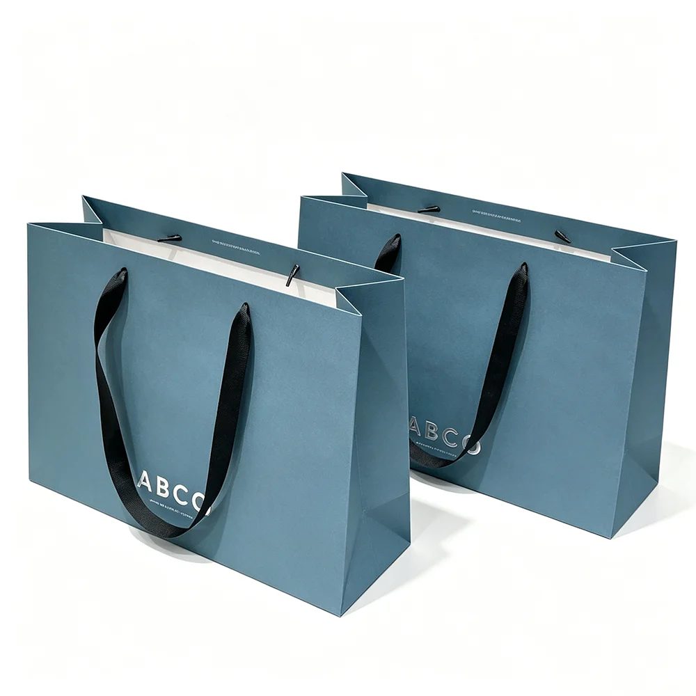 Individuell Luxus Geschenk Garment Papier Shopping Glossy Bags