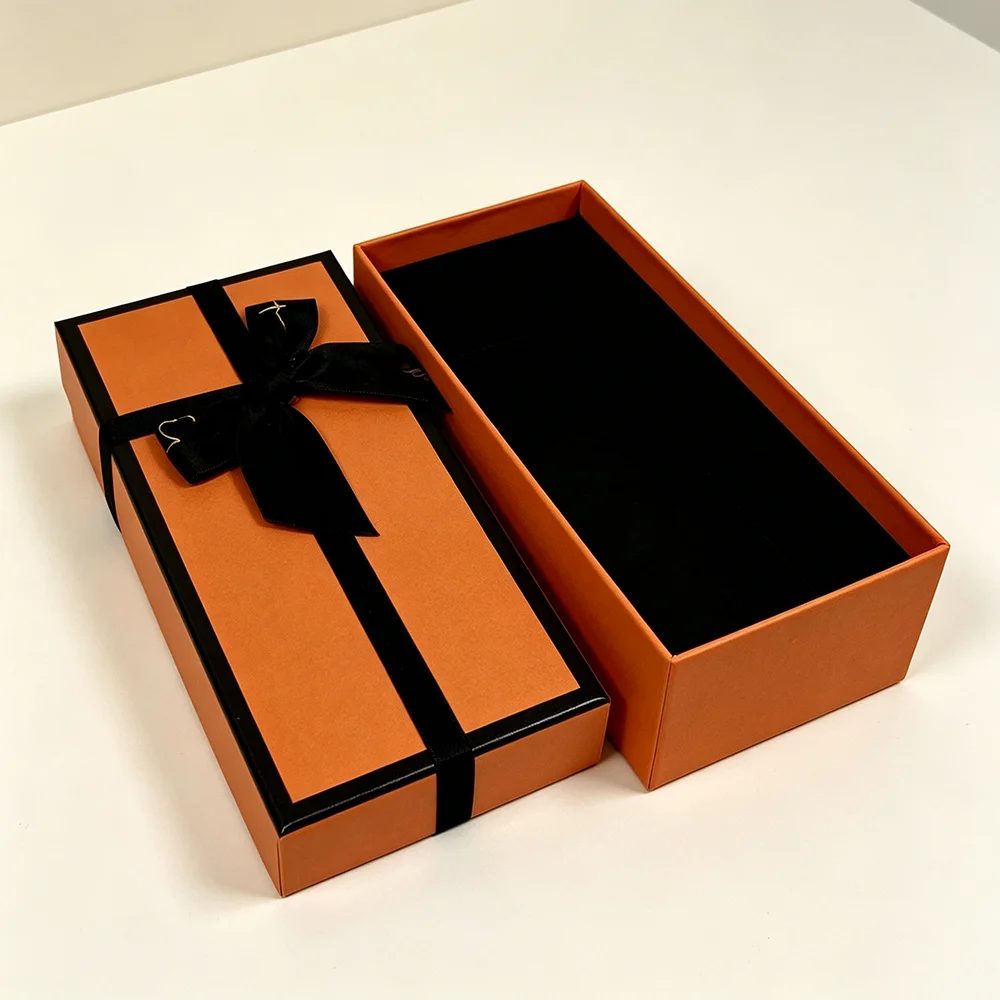 Logo nach Maß Luxus Two-piece Paperboard Geschenkbox
