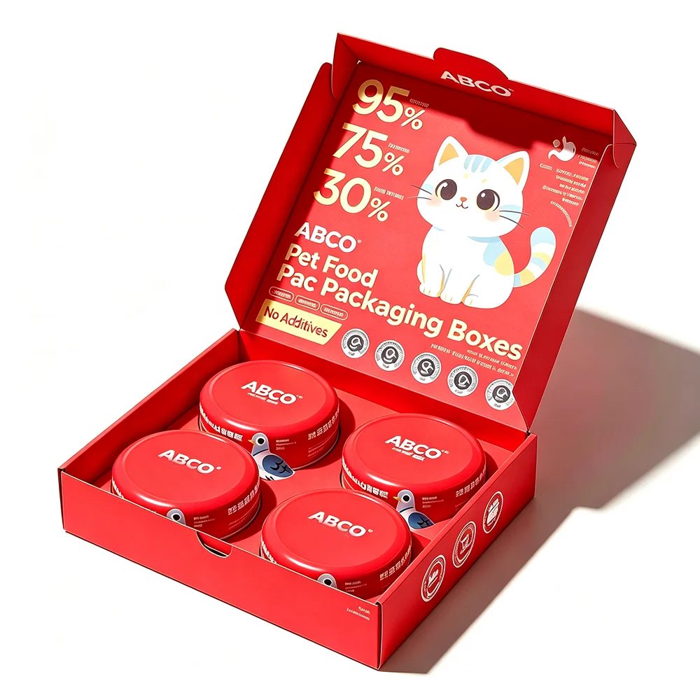 Individuell Verpackungsboxen PET Treat Versandkarton