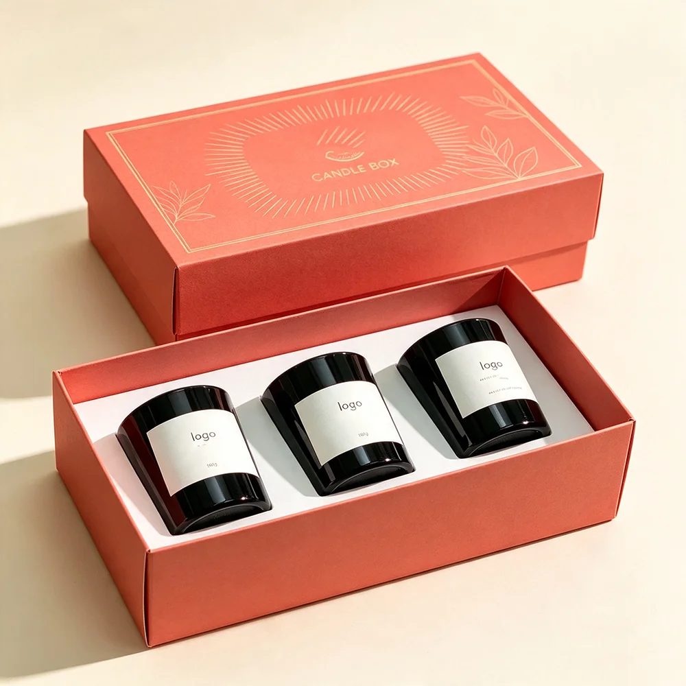 Personnalisé Luxe Rigide Candle Boîte