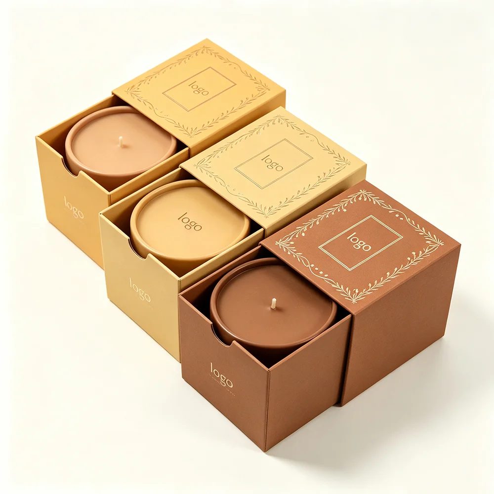 Logo nach Maß Matte 2 Piece Square Papier Karton Starr Candle