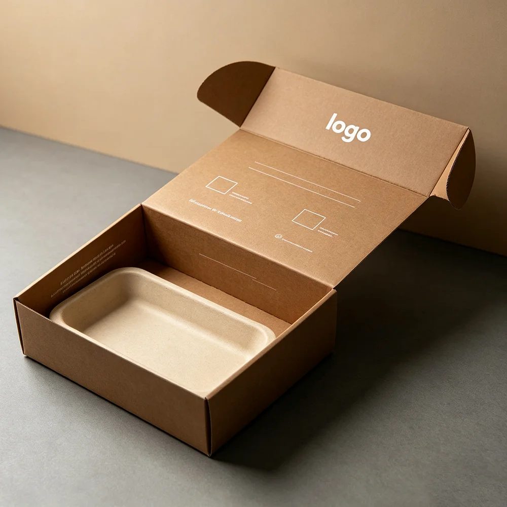 Logo nach Maß Glossy Karton Cartons Shipping Versandkarton