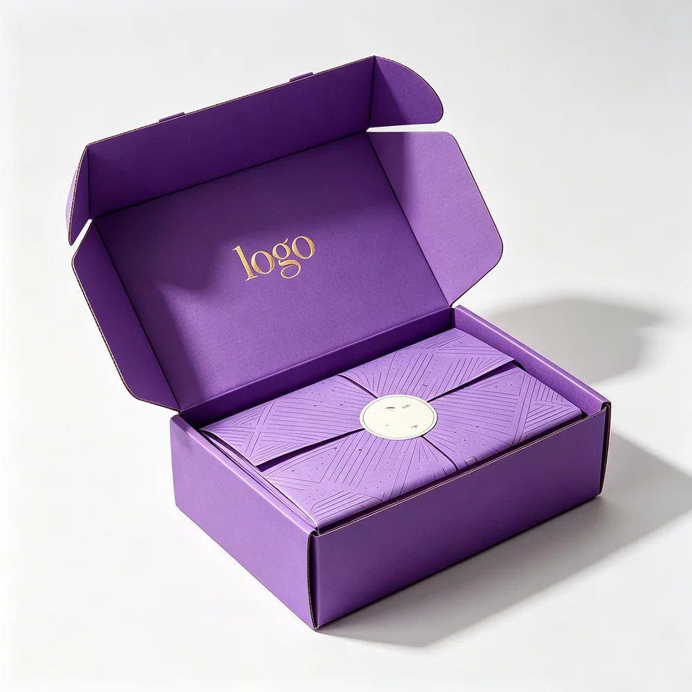Logo Corrugated Rigid Shipping Box