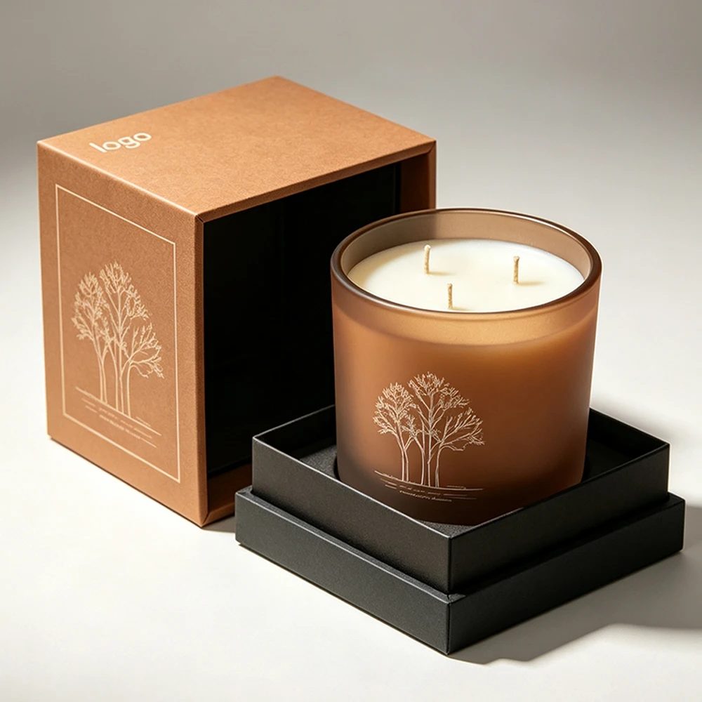 Custom Luxury Printing Cardboard Gift Top And Bottom Candle Shipping