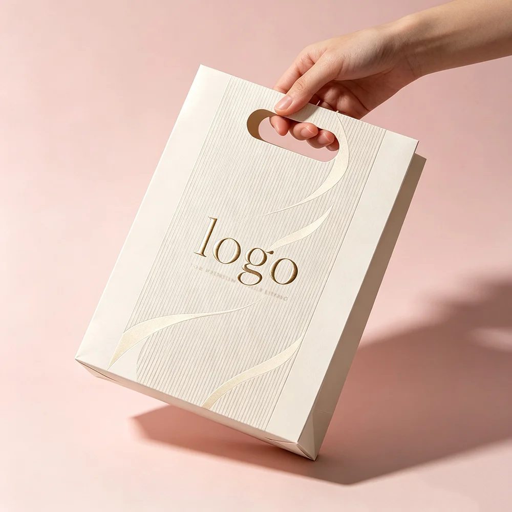 Logo Personnalisé Papier Bijoux Handbag Cadeau Bags