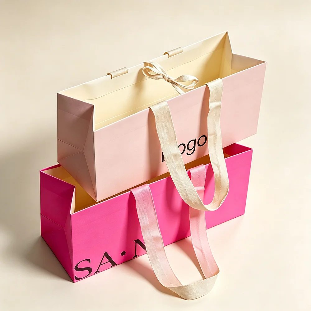 Handmade Luxe Texture Papier Bags