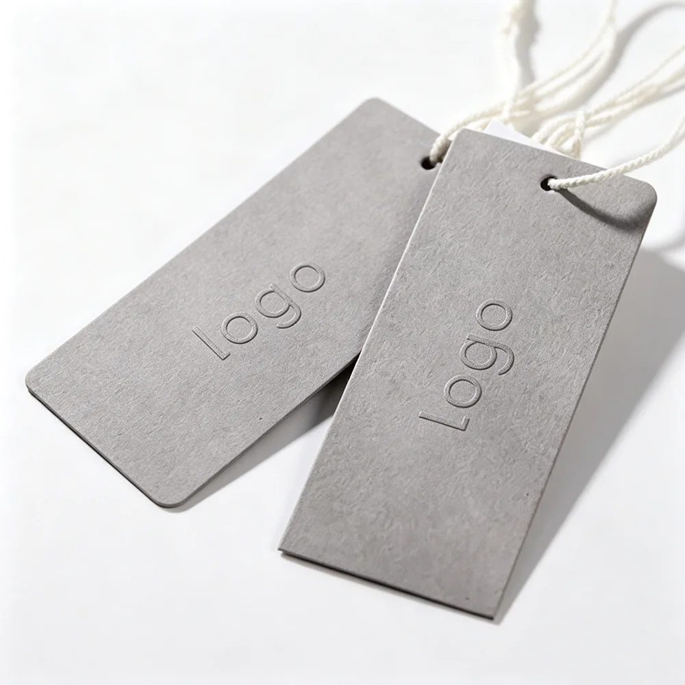 Personnalisé Luxe Hanging Garment Tags Papier Personnalisé Colors Shapes