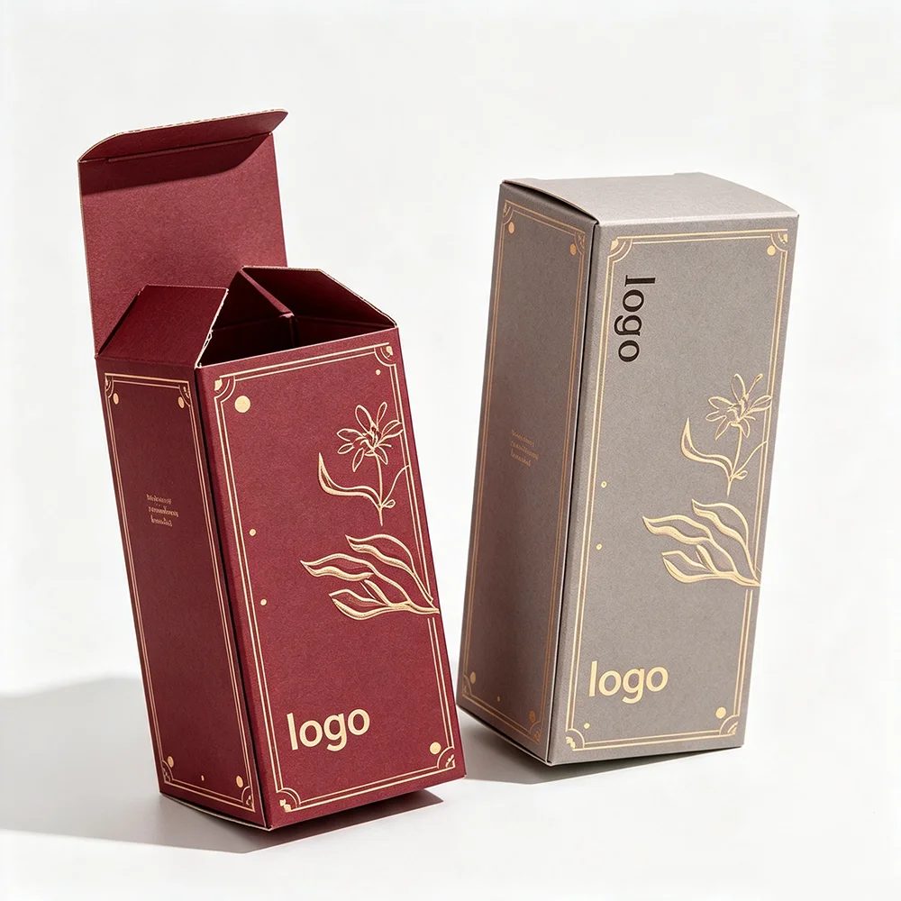 Recycled Kraft Papier Kosmetik Verpackungsboxen