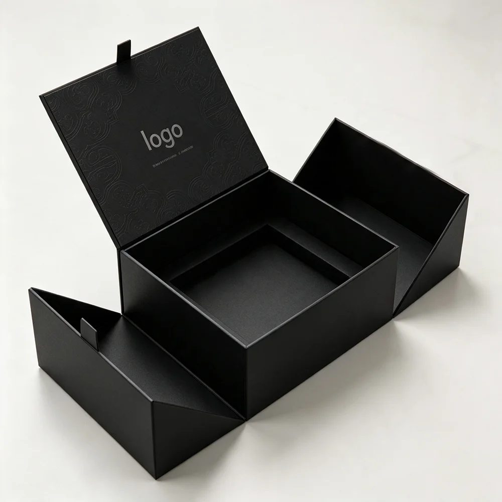Manufacture Individuell Fashion Papier Verpackung Doppeltür Open Geschenkbox