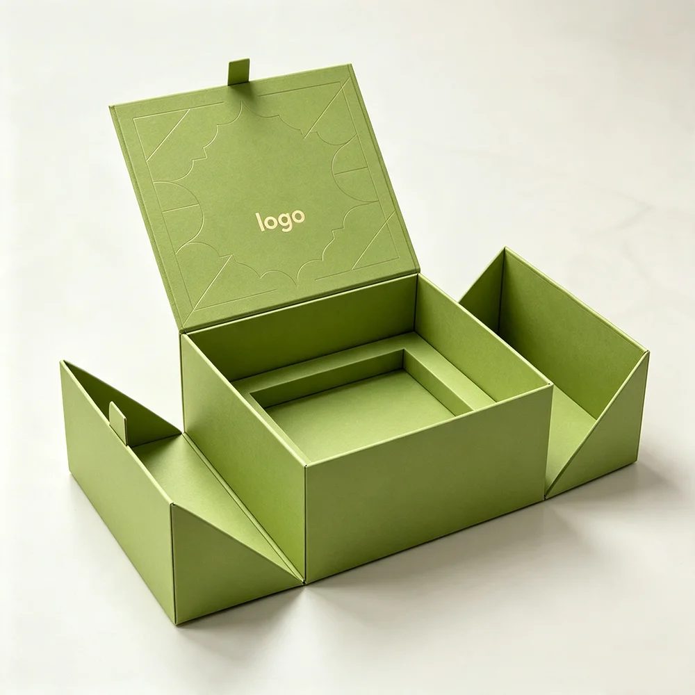 Individuell Magnetisch Two Piece Side Open Doppeltür Reusable Candle