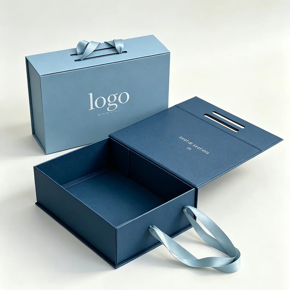 Logo nach Maß Magnetisch Luxus Geschenkbox Verpackung