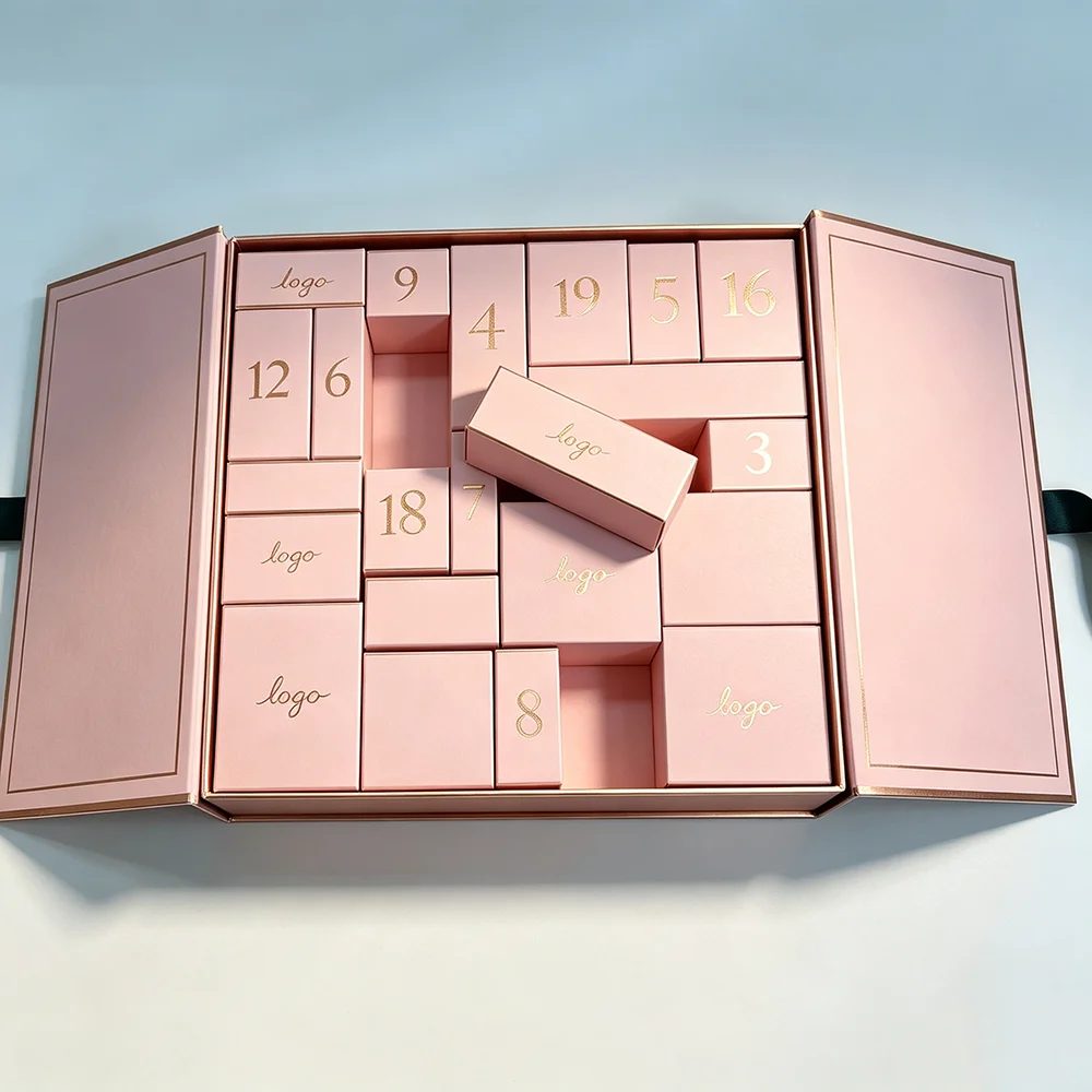 Individuell Adventskalender Luxus Karton Papier Geschenkbox