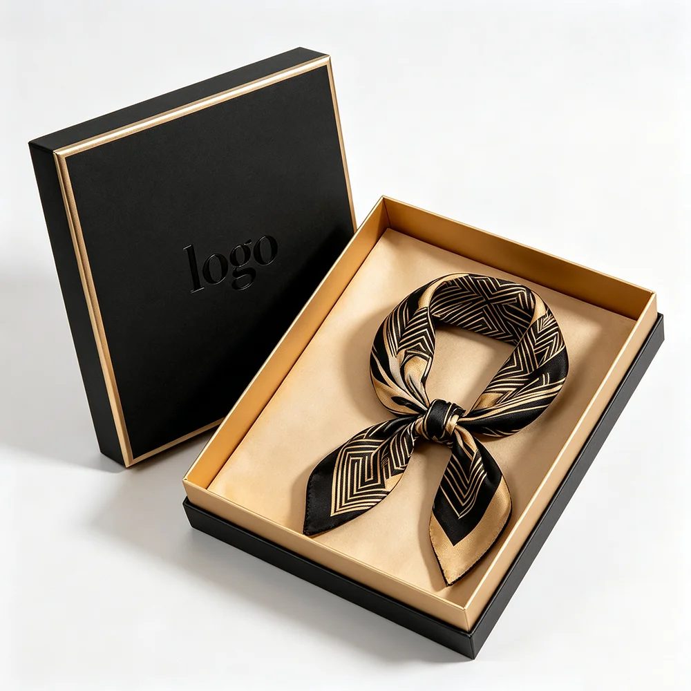 Recycled Materials Two-piece Scarf Coffret Cadeau