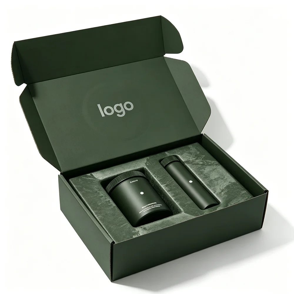 Logo Recycled Materials Corrugated Self Seal Postal Mailing Karton