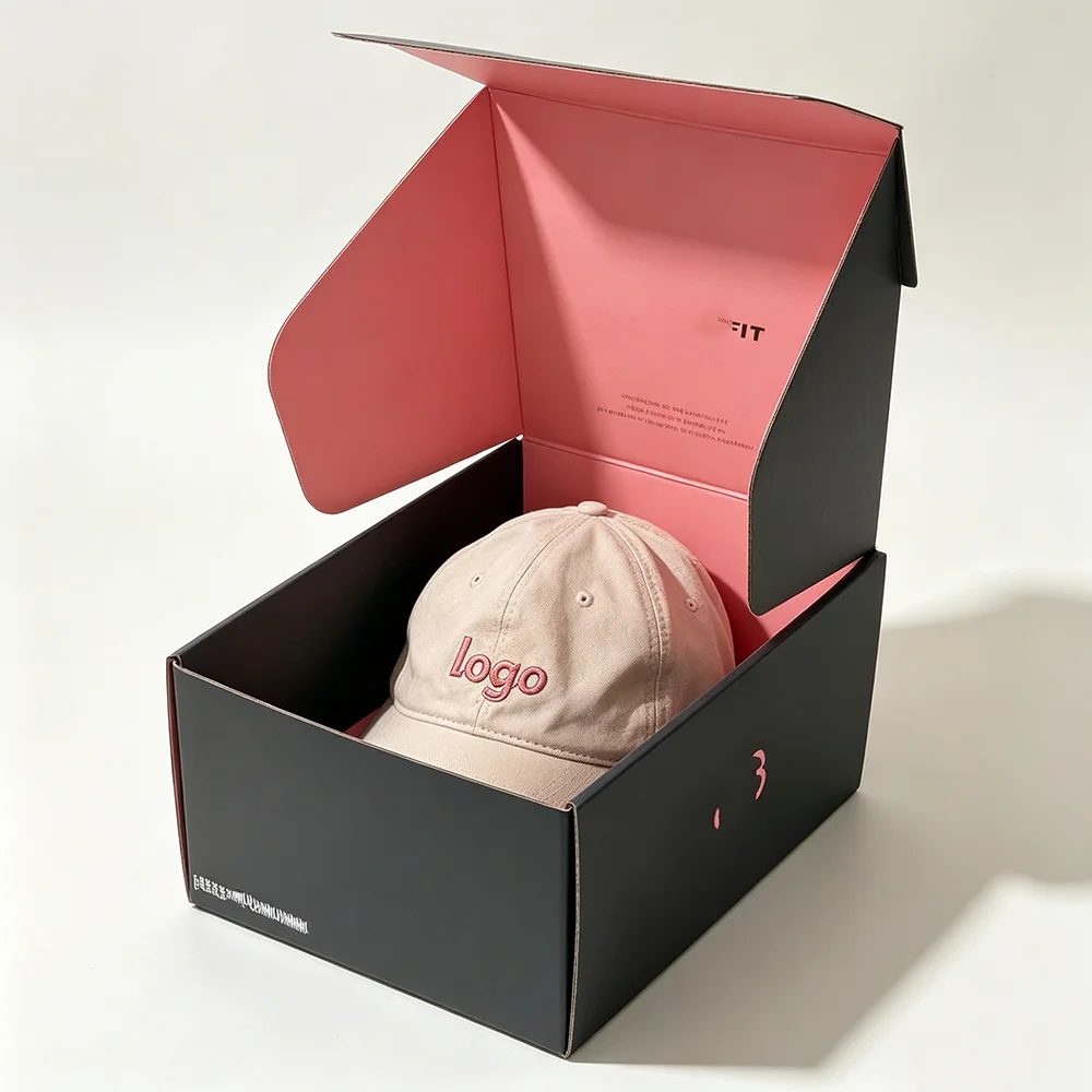Logo nach Maß Karton Cartons Hat Shipping Versandkarton