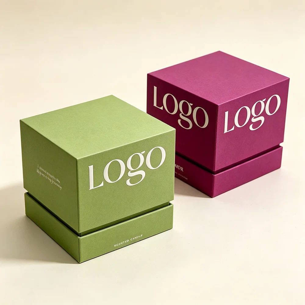 Candle Box With Deckel And Base Kraft Geschenkbox