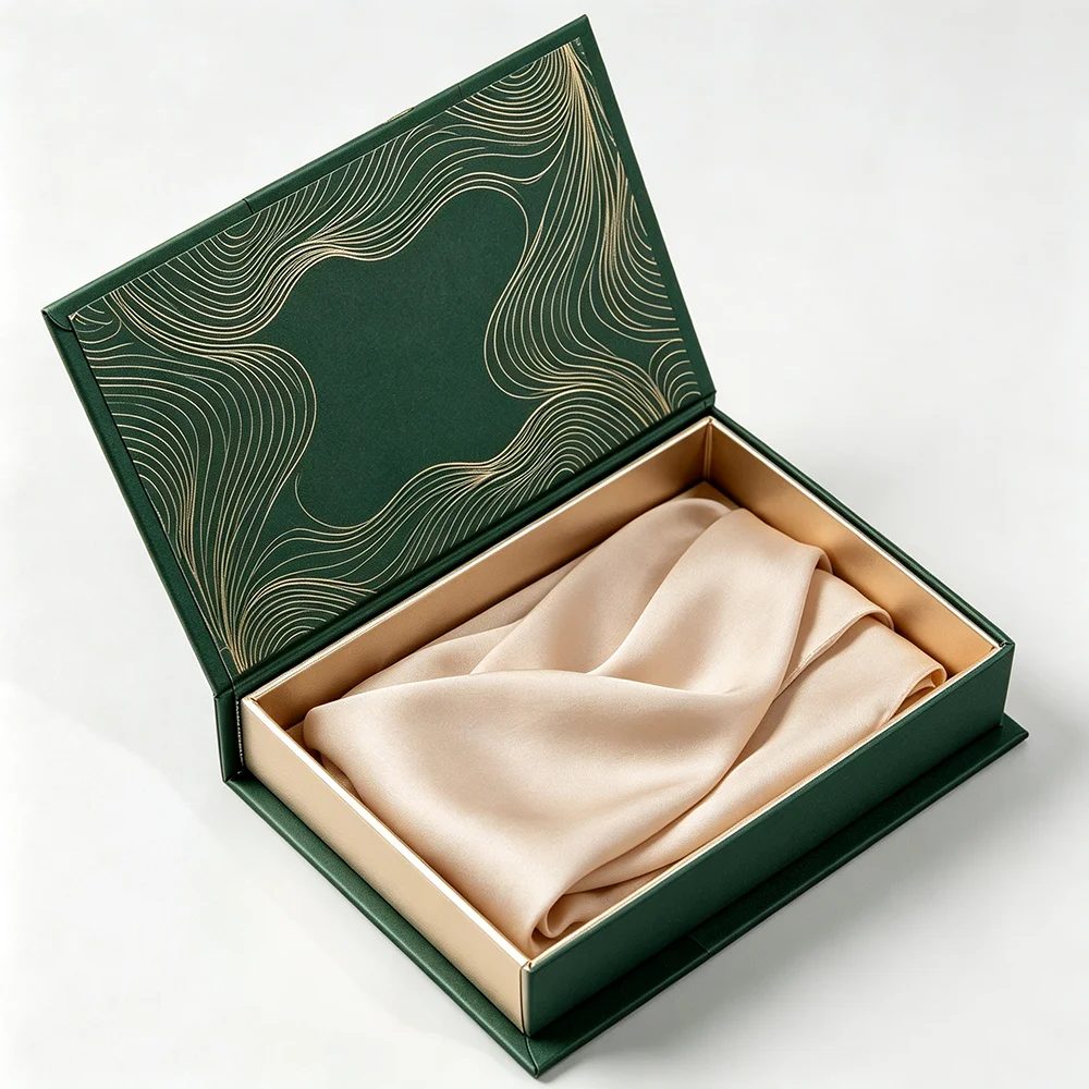Individuell Recycled Materials Green Book Shape Starr Geschenk Magnetverschluss