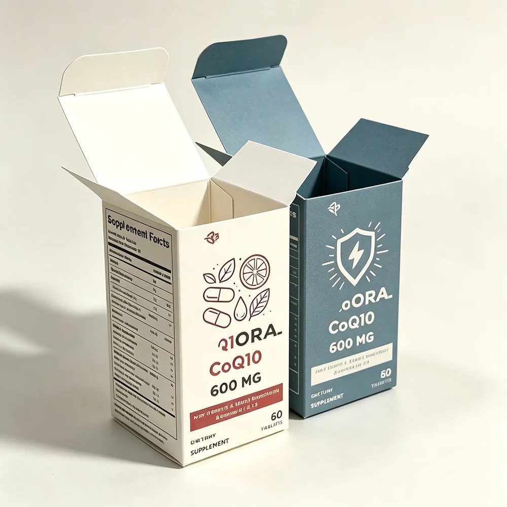 Individuell Design Modern Recycled Materials Square Kosmetik Falt Verpackungsboxen
