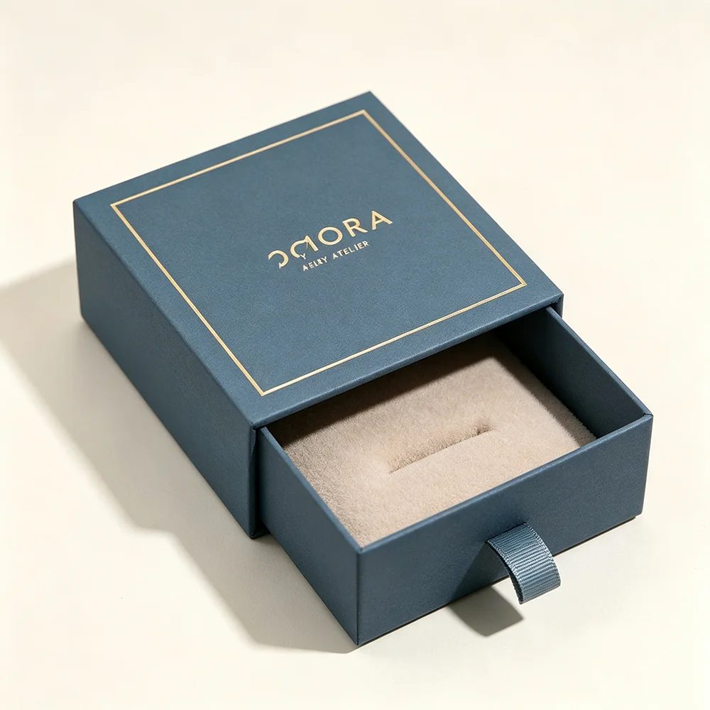Recycled Materials Rigid Jewelry Set Gift Box