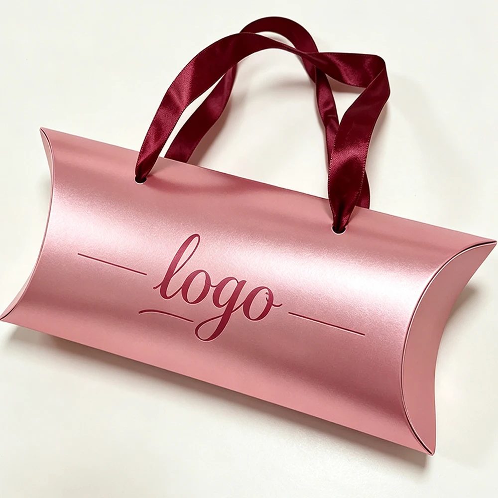 Elegant Logo Personnalisé Luxe Hair Bundles Weave Wig Pillow Papier