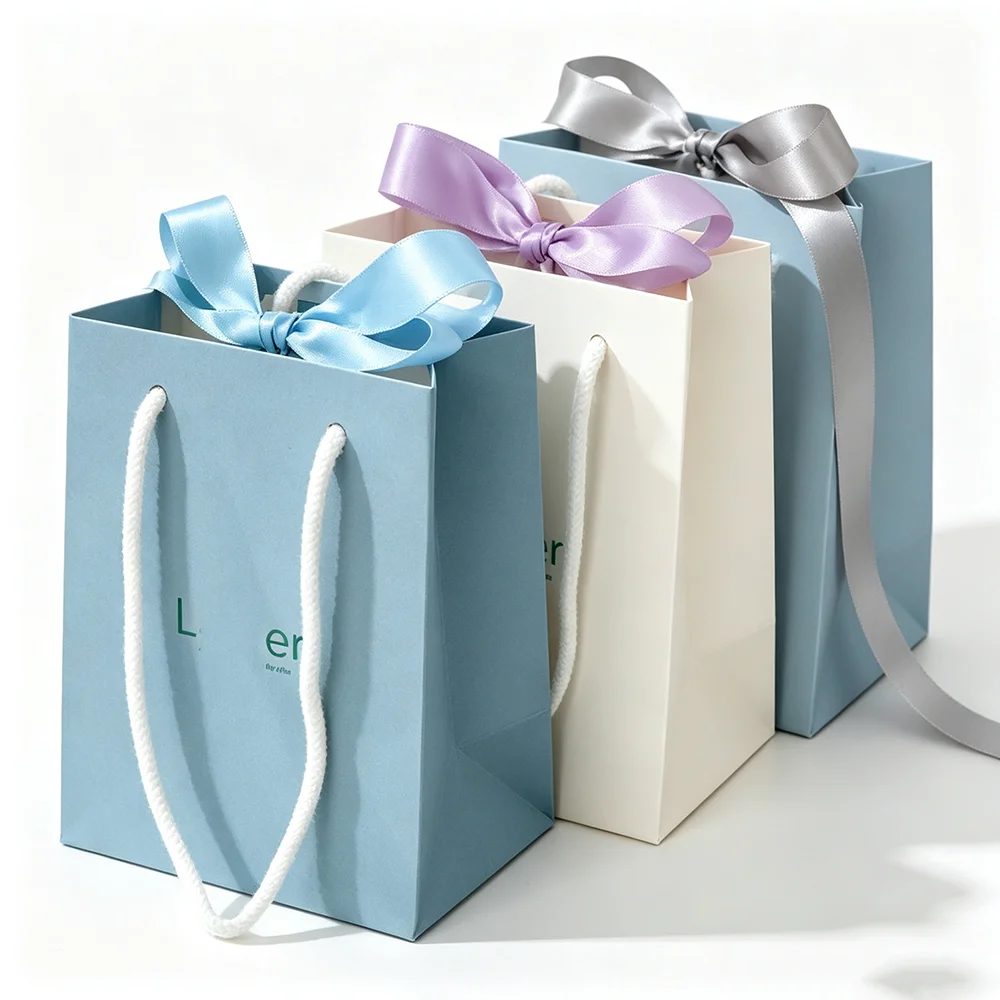 Impression Personnalisée Brand Logo Premium Luxe Étui Bijoux Cadeau Papier