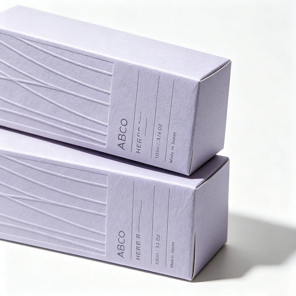 Custom Cosmetic Perfume Earphones Embossing Paperboard Packaging Box