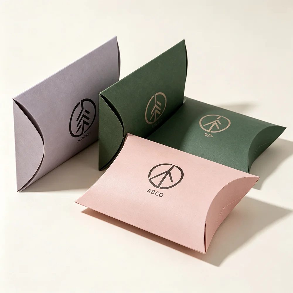 Individuell Recycled Premium Pillow Shaped Paperboard Geschenkbox