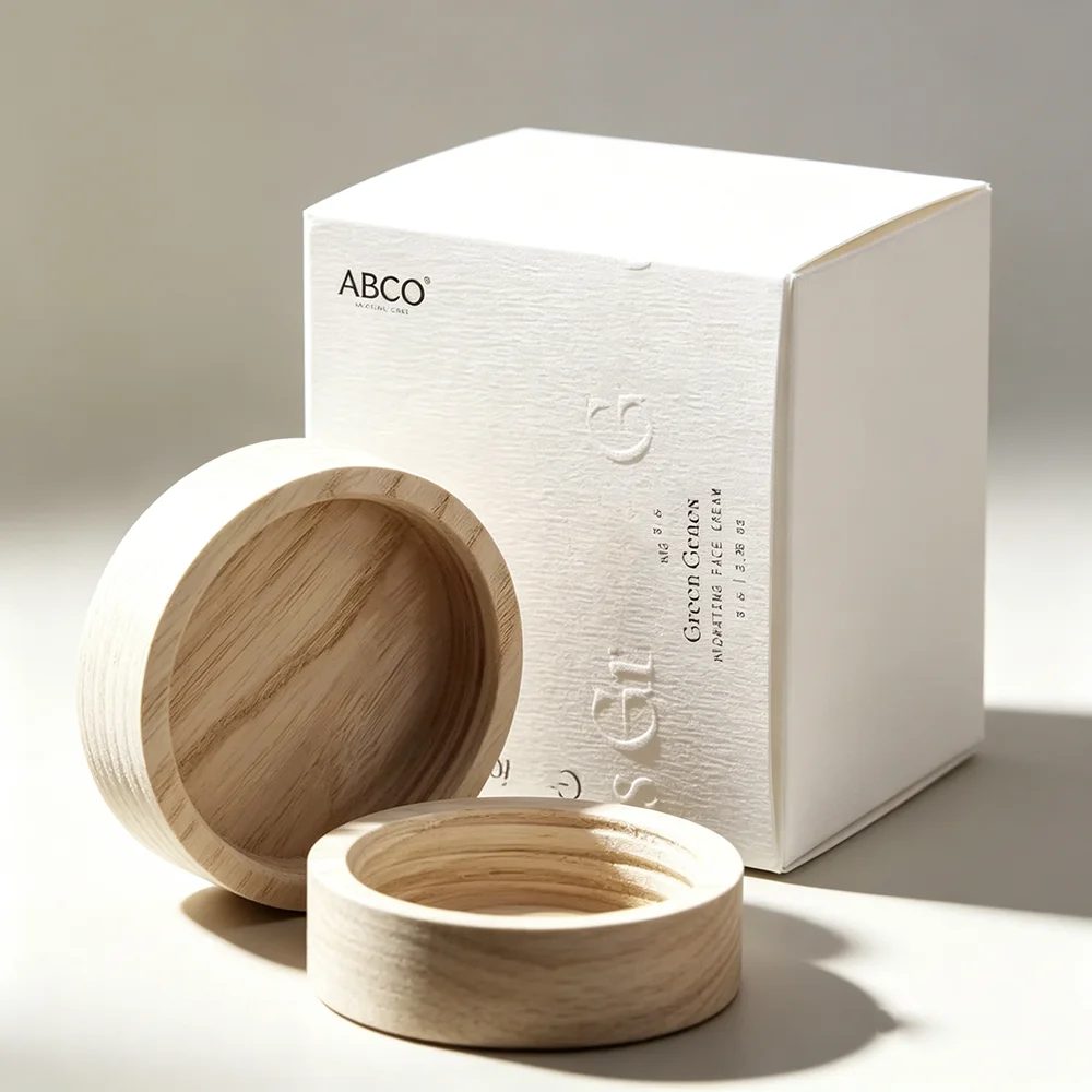 Individuell Design Logo Karton Box Papier UV Printing Kosmetik Verpackung