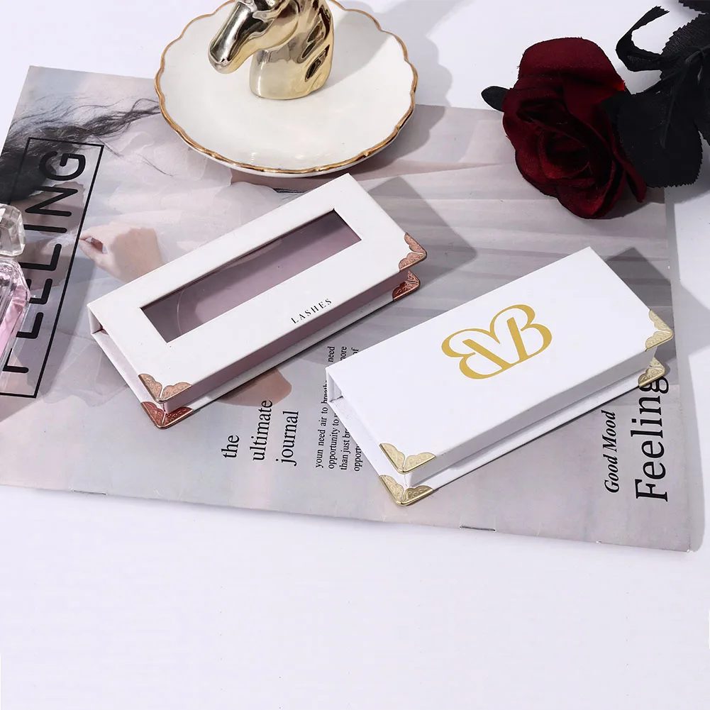 New Design Square Geschenk Lashes Box Private Label Case