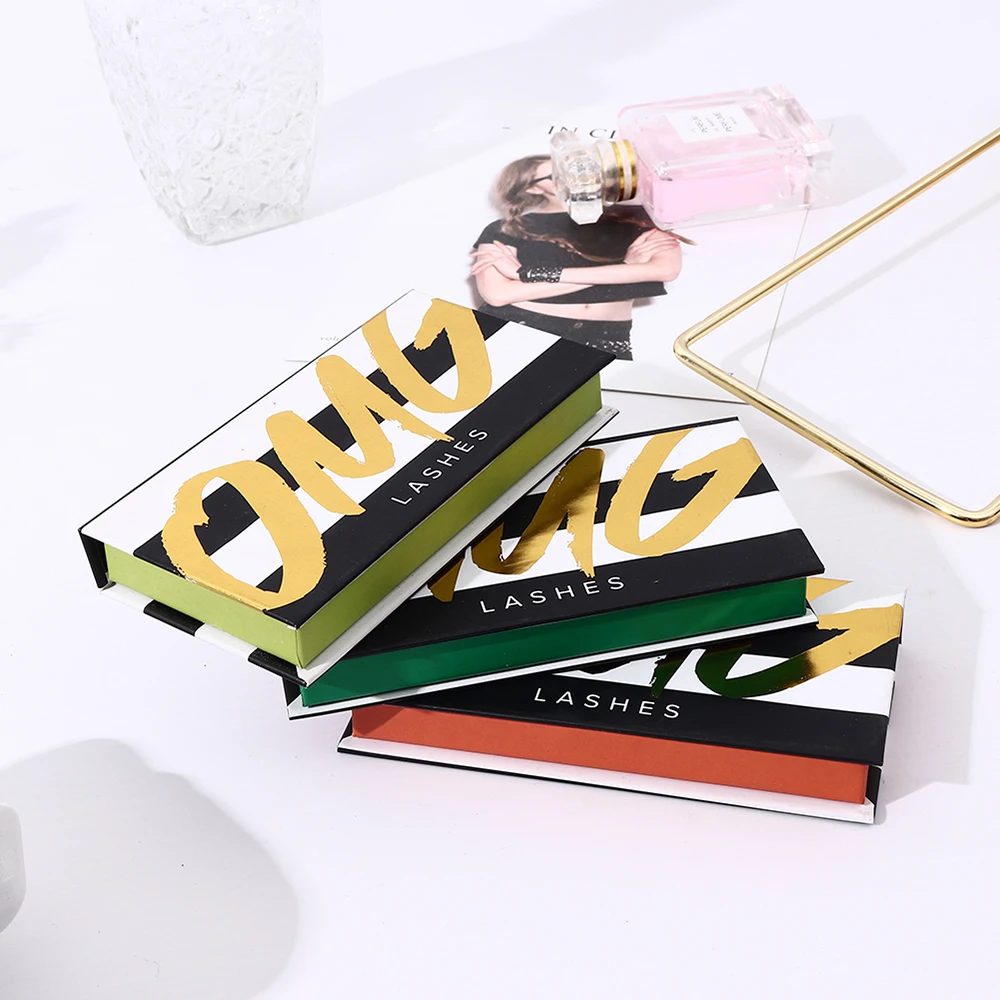 Personnalisé Square Cadeau Lashes Boîte Private Label Case