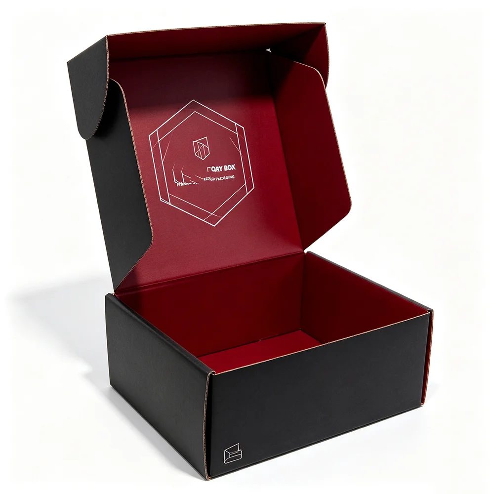 Custom Logo Cosmetic Mailer Packaging Box Flip-top Foldable Cardboard Box