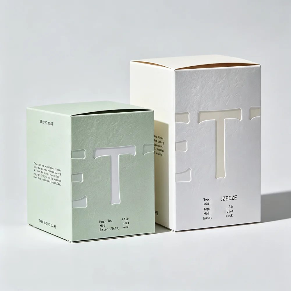 Individuell Embossed Luxus Skin Care Makeup Recycled Materials Geschenk Verpackung