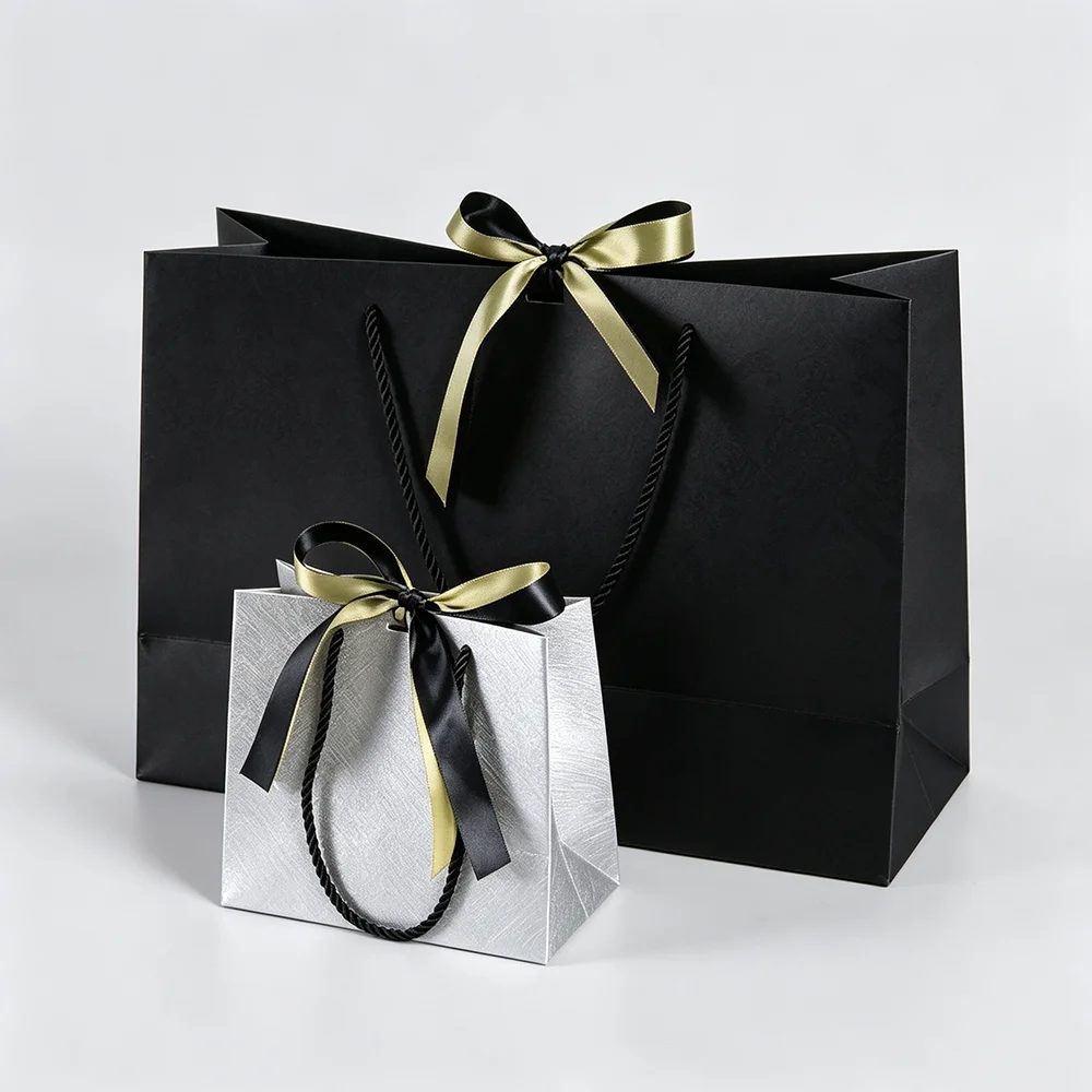 Individuell Brown Kraft Art Papier Reusable Tasche
