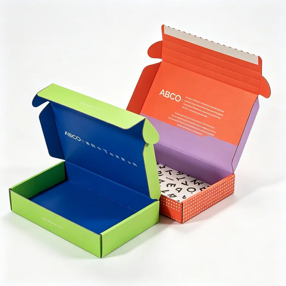 Logo Kraft Corrugated Versandkarton