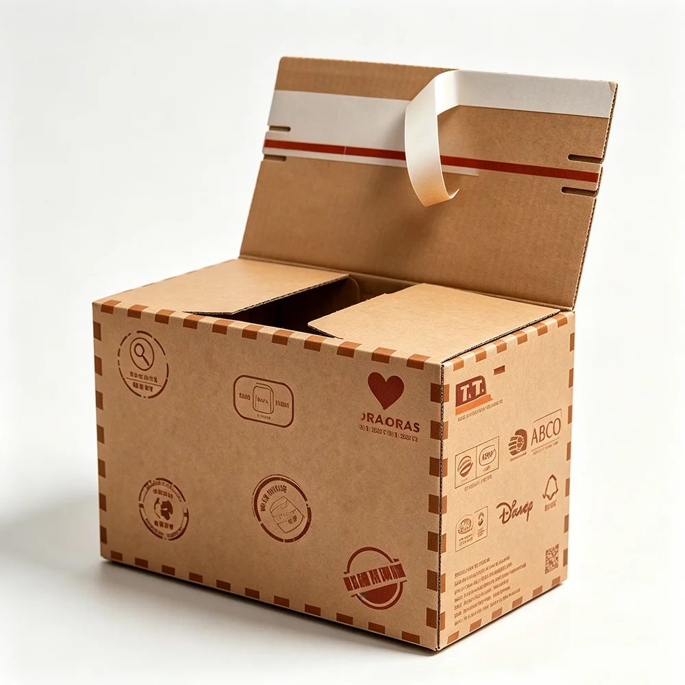 Personnalisé Mailing Papier Boîte Logo Corrugated Étui Shipping Boîte d'Emballage