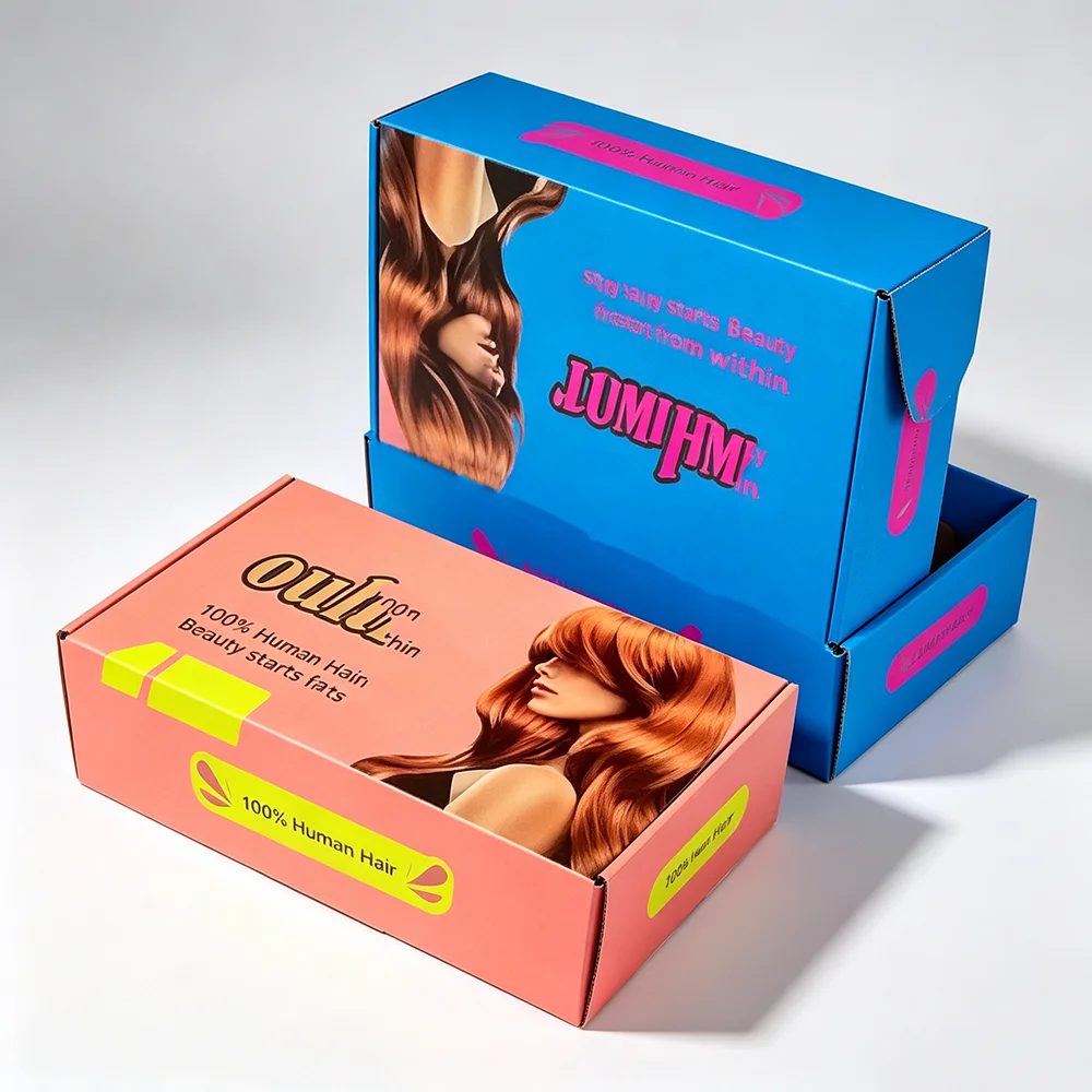 Corrugated Logo Geschenk Verpackung Shoes Clothes Box