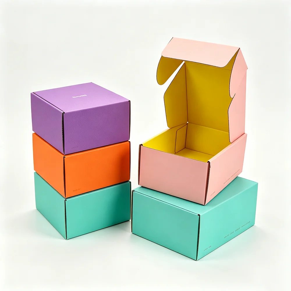 Custom Logo Eco Corrugated Cardboard Reusable Foldable Mailer Box