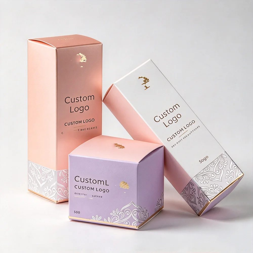 Individuell Kosmetik Skin Care Embossing Papier Box