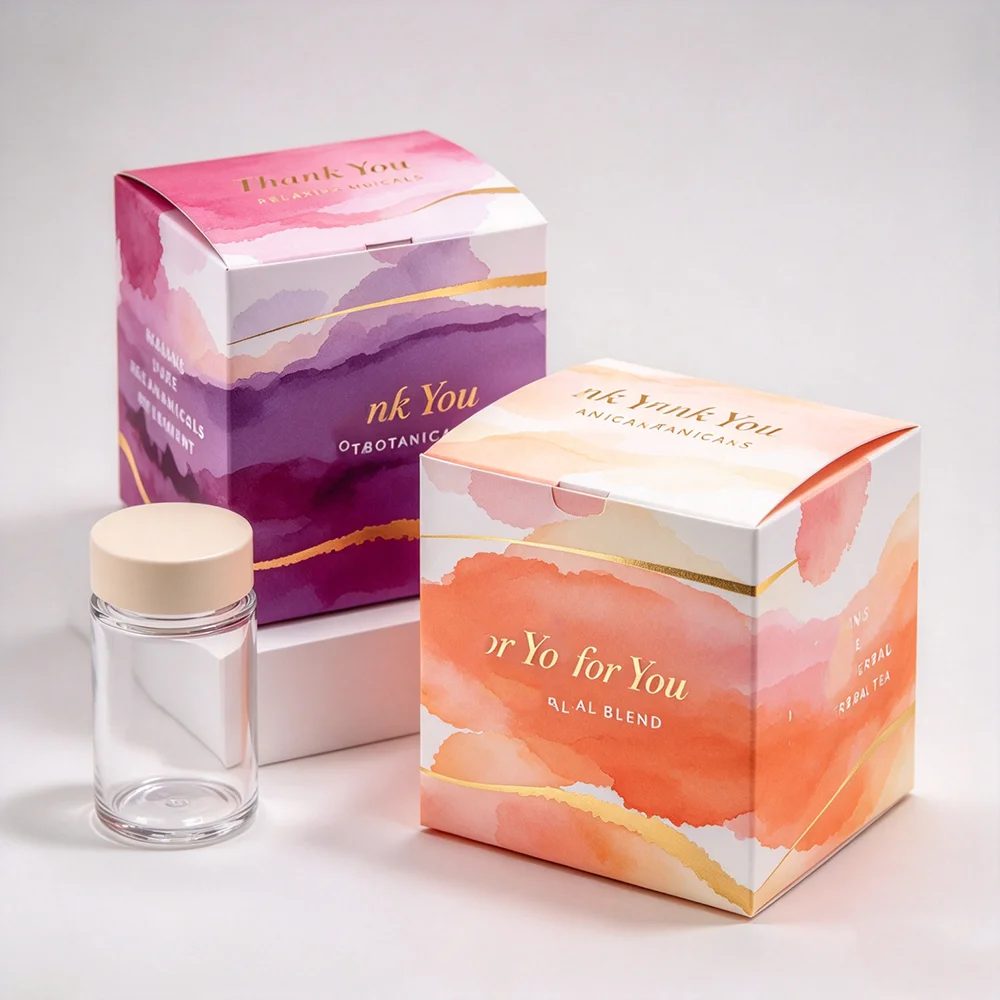 Individuell Rosa Art Papier Face Cream & Hautpflege Serum Kosmetik