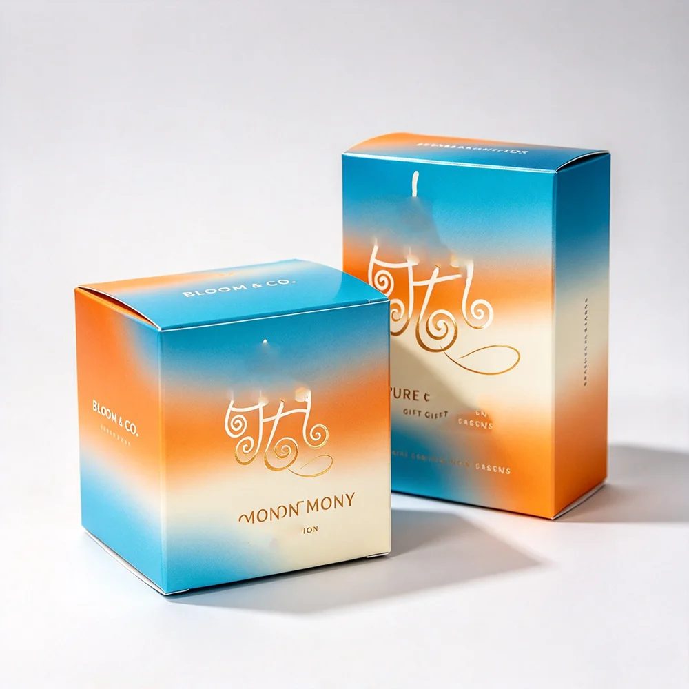 Individuell Bedruckt Logo Rectangular Embossing Reusable Falt Papier Box