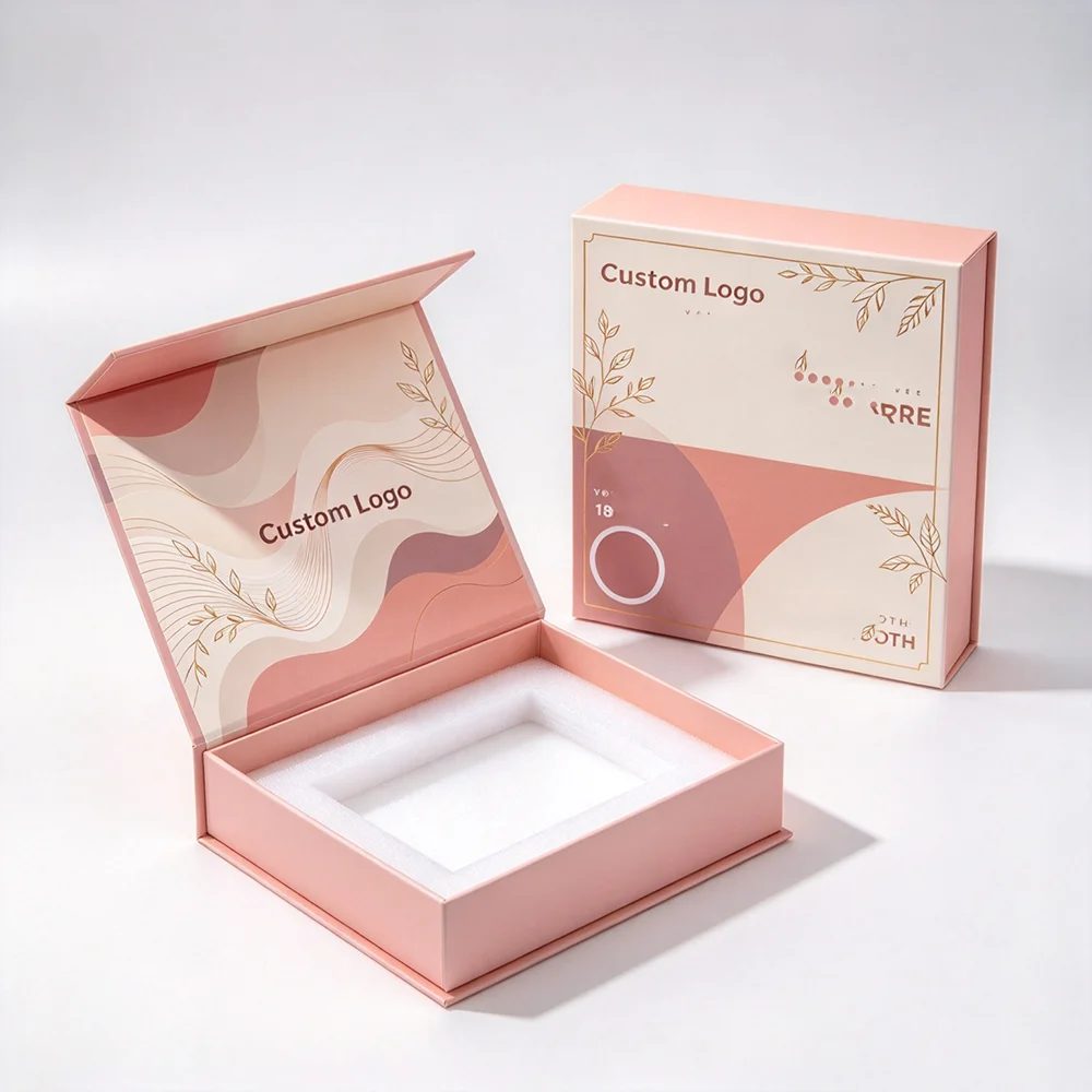 Personnalisé Design Magnétique Pliable Cadeau Papier Boîte