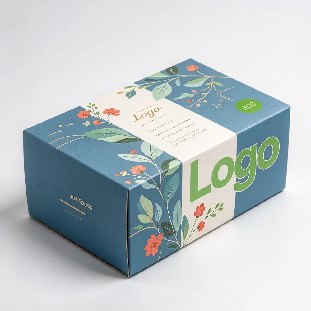 Individuell Printing Kraft Karton Klein Papier Box