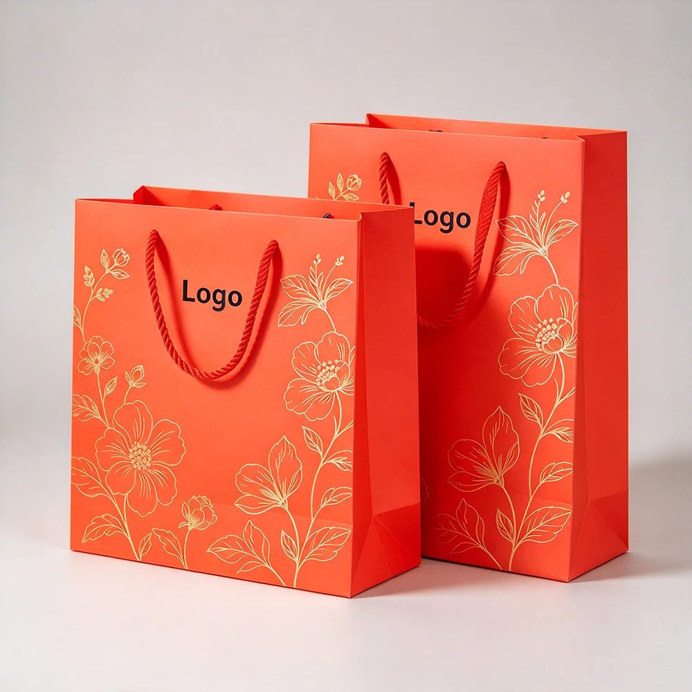 Individuell Bedruckt Logo Luxus Clothing Shopping Papier Bags